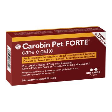 Carobin Pet Forte Cane E Gatto 30 Compresse