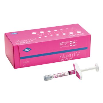 Siringa intra-dermica crosslinkato aliaxin lv acido ialuronico 1 ml 2 pezzi