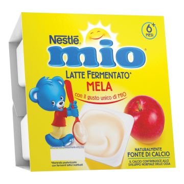 Mio merenda latte fermentato mela 4 pezzi da 100 g