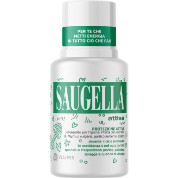 Saugella attiva ph 3,5 protezione attiva detergente igiene intima 100 ml