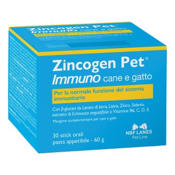 Zincogen Pet Immuno Cane E Gatto 30 Stick