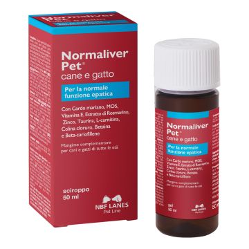 Normaliver Pet Cane E Gatto Sciroppo 50 Ml