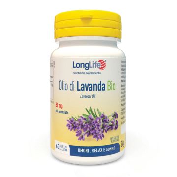 Longlife olio di lavanda bio 60 perle
