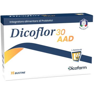 Dicoflor 30 AAD Integratore Probiotico 15 Bustine