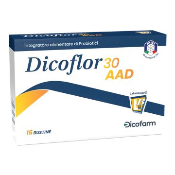 Dicoflor 30 AAD Integratore Probiotico 15 Bustine