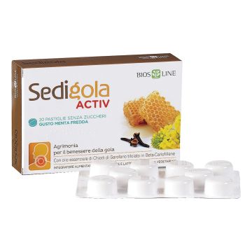 Apix sedigola activ menta fredda 20 pastiglie