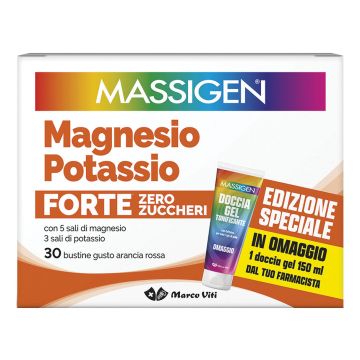Massigen magnesio potassio forte 30 bustine edizione speciale 2025
