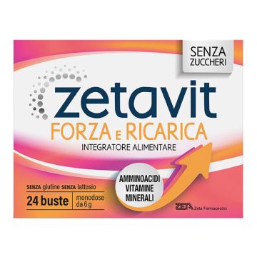 Zetavit forza e ricarica 24 bustine 6 g