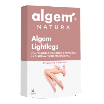 Algem Lightlegs Integratore per Gambe Pesanti 30 Capsule