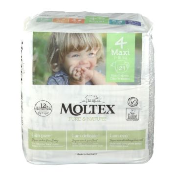 Pannolini Moltex Pure&Nature Taglia 4 Maxi 29 Pezzi 7/18kg