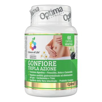 Colours of life gonfiore tripla azione 60 capsule