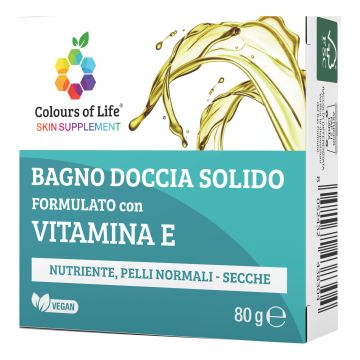Vitamina e bagno doccia solido 80 g colours of life