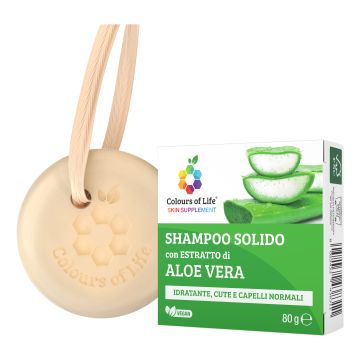 Aloe shampoo solido 80 g colours of life