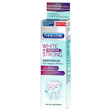 Rapid white dentifricio white+booster strong 75ml