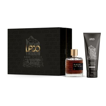 Les perles d'orient hash intense kit composto da bodywash 100 ml + eau de toilette 100 ml + pochette