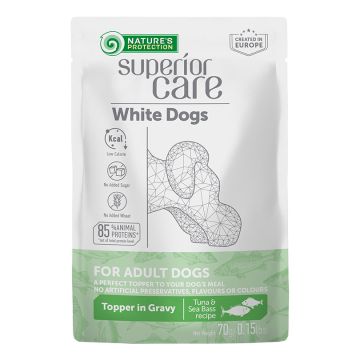 Nature's protection superior care dog white adult all breeds tuna&sea bass 70 g Nature's protection superior care dog white adult all breeds tuna&sea bass 70 g