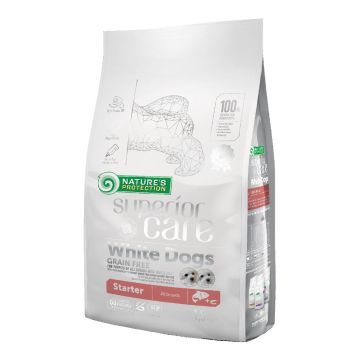 Nature's protection superior care dog white grain free salmon starter all breed 1,5 kg Nature's protection superior care dog white grain free salmon starter all breed 1,5 kg