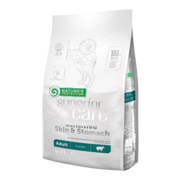 Nature's protection superior care dog sensitive skin&stomach lamb adult all breed 10 kg