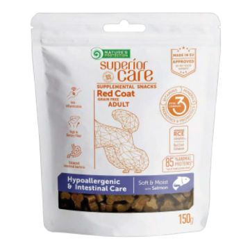Nature's protection superior care dog snack red coat hypo intestinal care grain free salmon 150 g