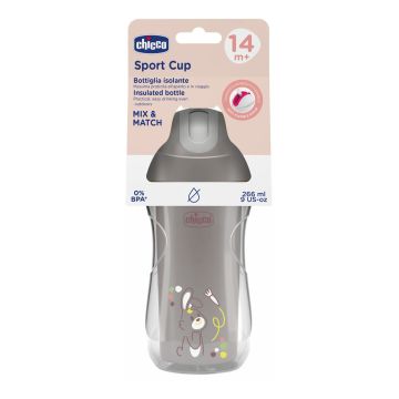 Chicco tazza sport grigia 14m+