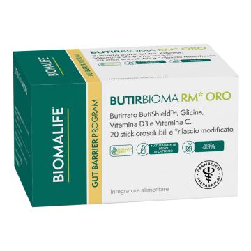 Biomalife butirbioma rm oro 20 stick orosolubili
