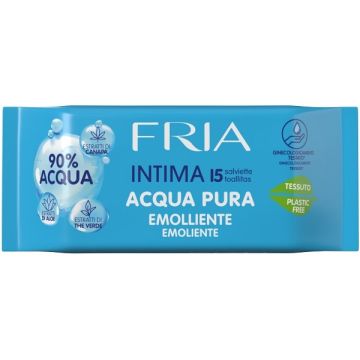 Fria intima acqua pura emolliente salviette 15 pezzi
