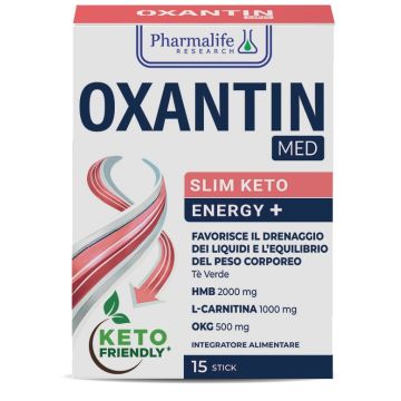 Oxantin med slim keto energy+ 15 stick