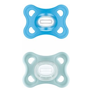 Mam comfort succhietto 2-6 mesi silicone confezione doppia maschio