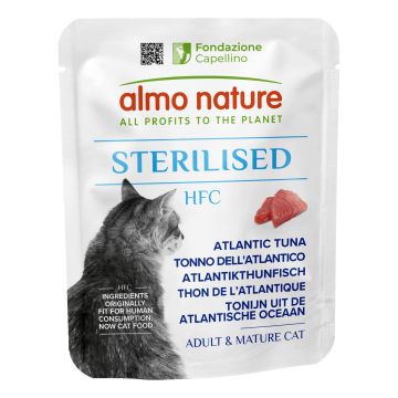 Human food chain cat sterilised tonno atlantico 50 g