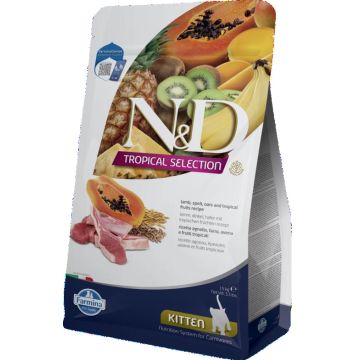 N&d cat tropical selection kitten lamb 1,5 kg