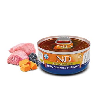 N&D Cat Lamb & Pumpkin & Blueberry 80 G
