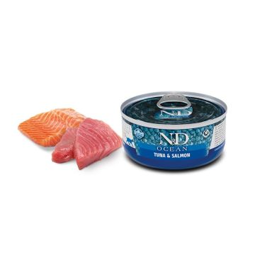 N&D Cat Ocean Trout & Salmon & Shrimps 80 G