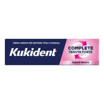 Kukident Complete Neutral Crema Adesiva Per Dentiere Gusto Neutro 40 g