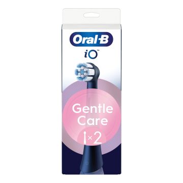 Oralb power refill io gentle clean black 2 pezzi