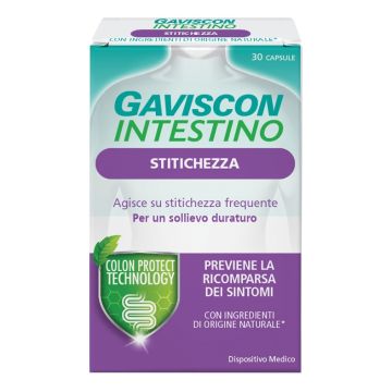 Gaviscon Intestino Stitichezza 30 Capsule