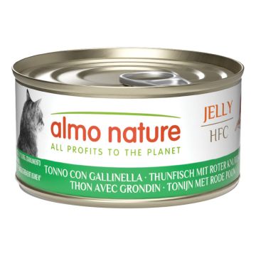 Almo hfc gatto jelly tonno con gallinella 70 g