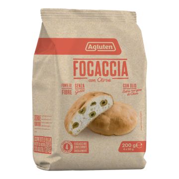 Agluten focaccia olive 200 g