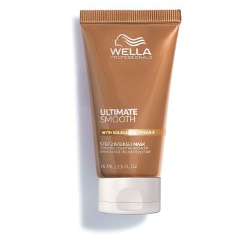 WELLA - Ultimate Smooth Step 2 - Maschera Intensiva per capelli secchi e crespi 75 Ml