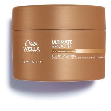 WELLA - Ultimate Smooth Step 2 - Maschera Intensiva per capelli secchi e crespi 150 Ml