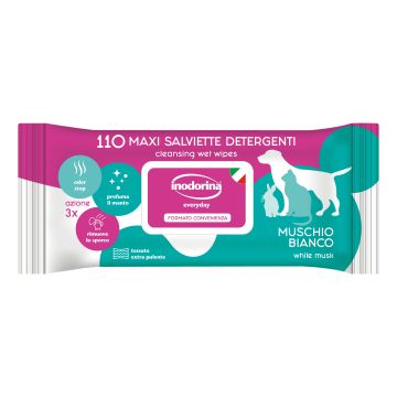 Inodorina salviette everyday muschio 110 pezzi Inodorina salviette everyday muschio 110 pezzi