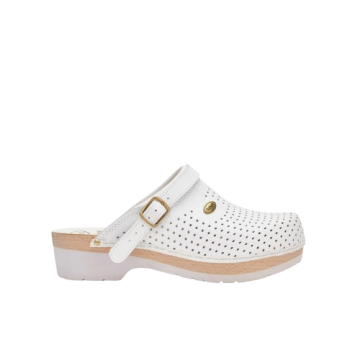 Calzatura clog supercomfort b/s bycast u white 44