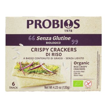 Crispy crackers riso 6 pezzi da 20 g