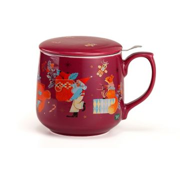 Neavita infusiera rossa natale 400 ml