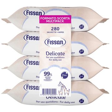 Fissan salviette new 4 pack 70 pezzi