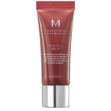 Missha m perfect cover bb cream spf42 pa+++ n25 warm beige 20 ml Missha m perfect cover bb cream spf42 pa+++ n25 warm beige 20 ml