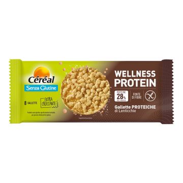 Cereal wellness protein gallette proteiche di lenticchie gusto naturale 70 g