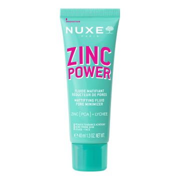 Nuxe zinc power fluido mattificante 40 ml