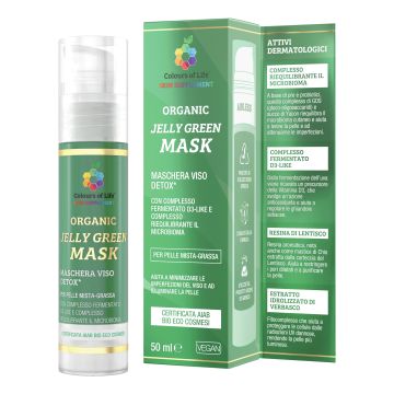 Jelly green organic mask 50 ml