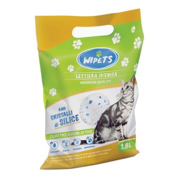 Wipets easy lettiera igienica per gatti 3,8 litri