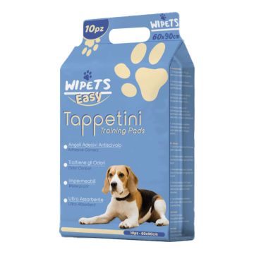 Wipets easy tappetini pet easy 60x60 cm 10 pezzi